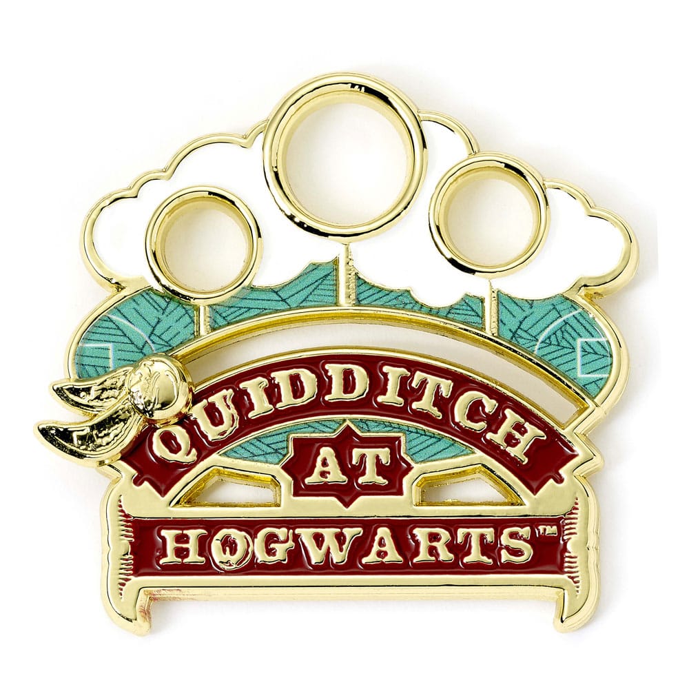 Harry Potter Ansteckpin Quidditch (Goldfarben) Image 1