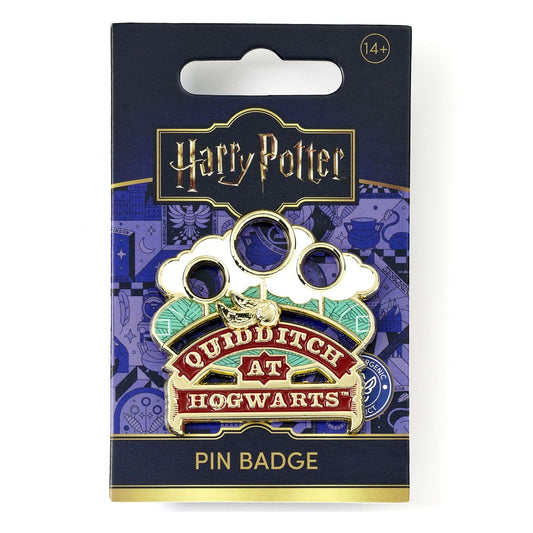 Harry Potter Ansteckpin Quidditch (Goldfarben) Image 2