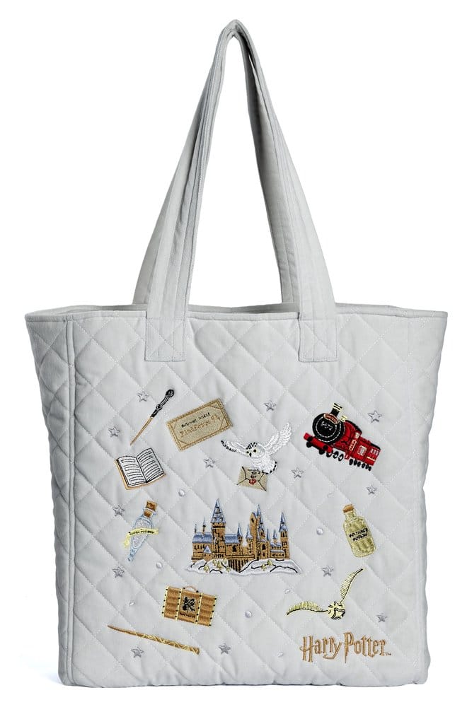 Harry Potter Tragetasche Bestickte Symbole Samt Image 1