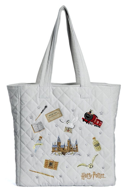Harry Potter Tragetasche Bestickte Symbole Samt Image 1