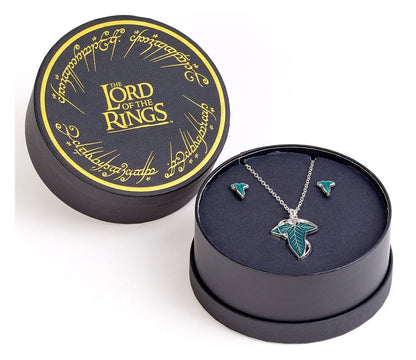 Der Herr der Ringe Ohrring- und Halsketten-Geschenkset Blatt von Lorien Image 1