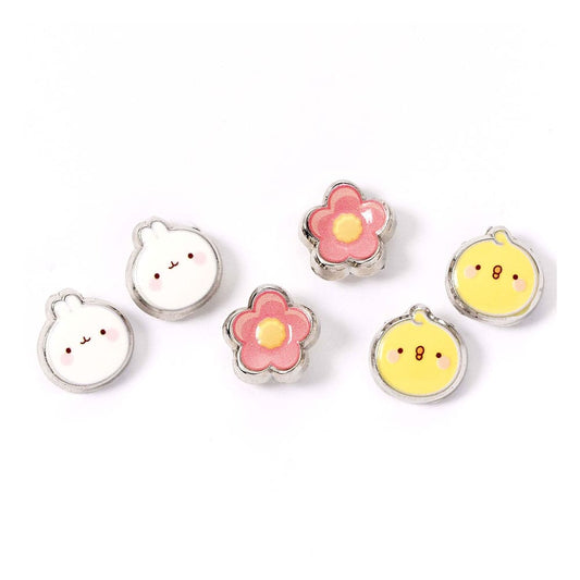 Molang Stud Ohrringe 3er-Pack Molang and Piu Piu Image 1