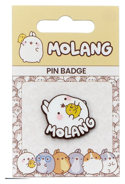 Molang Ansteck-Pin Molang & Piu Piu Logo Image 1