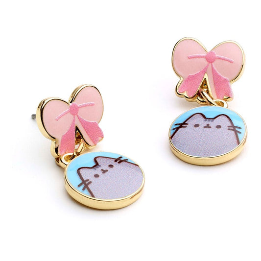 Pusheen Drop Ohrringe Pink Bows Image 2