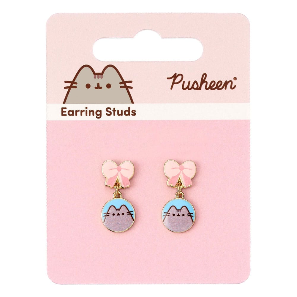 Pusheen Drop Ohrringe Pink Bows Image 3