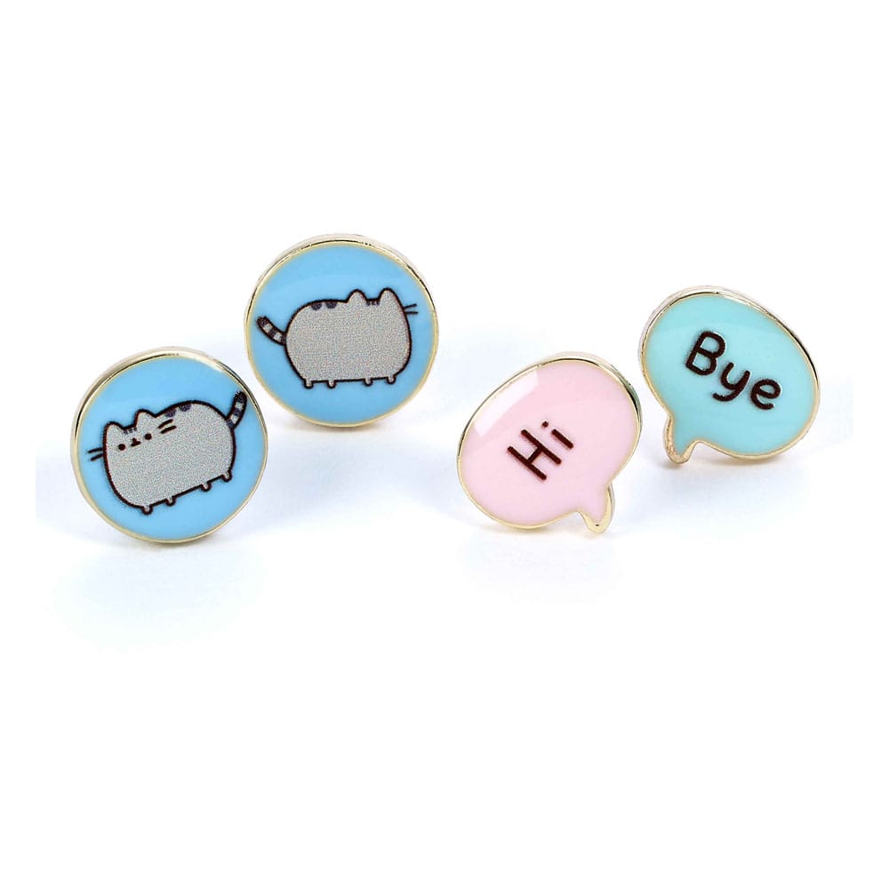 Pusheen Stud Ohrringe 2er-Pack "Hi , Bye" Image 2