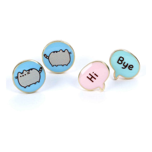 Pusheen Stud Ohrringe 2er-Pack "Hi , Bye" Image 2
