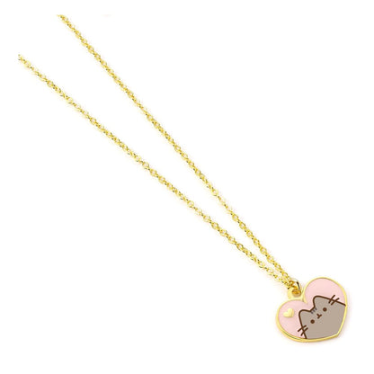 Pusheen Halskette & Anhänger Pink and Gold Heart Image 3