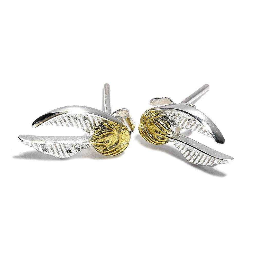 Harry Potter Ohrringe Goldener Schnatz (Sterling Silber) Image