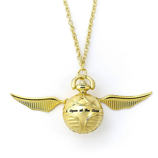 Harry Potter Halskette mit Uhr Goldener Schnatz (vergoldet) Image 2