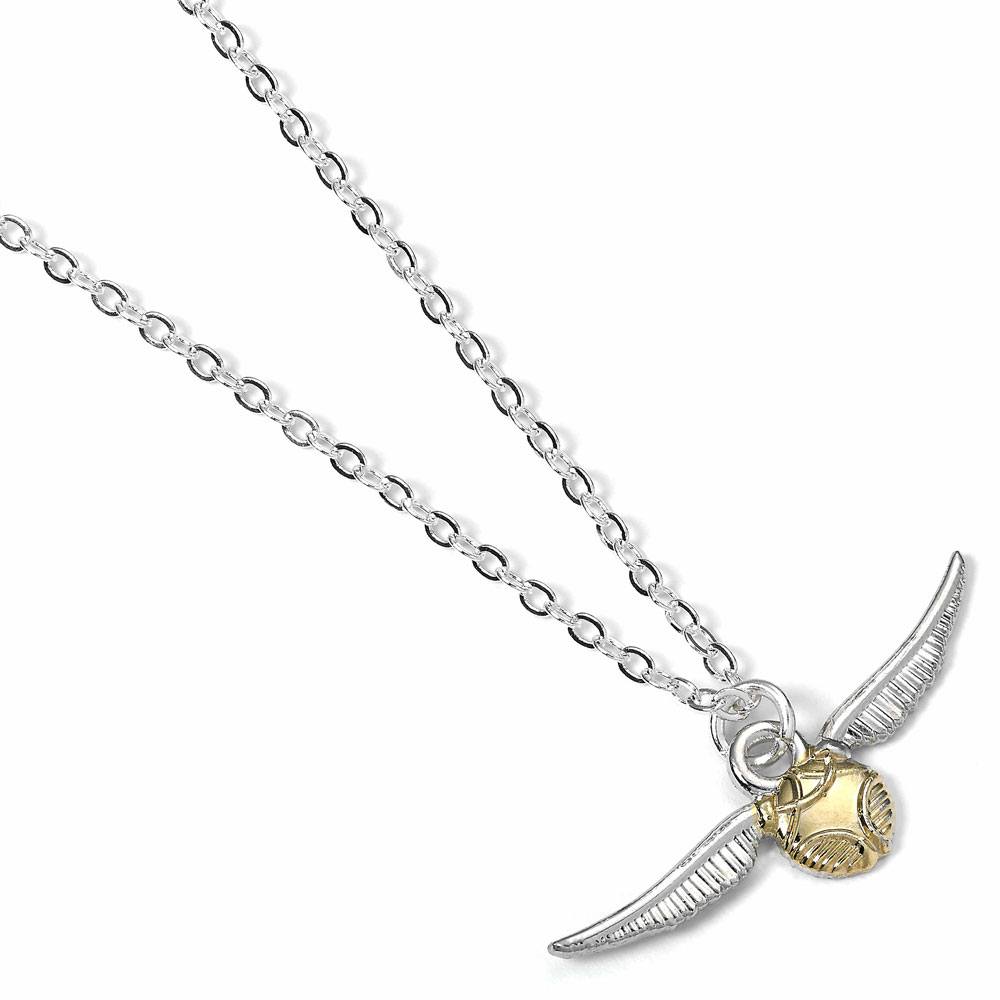 Harry Potter Halskette & Anhänger Der Goldene Schnatz (versilbert) Image 1