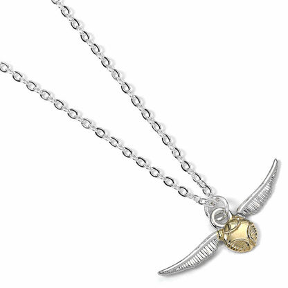 Harry Potter Halskette & Anhänger Der Goldene Schnatz (versilbert) Image 1