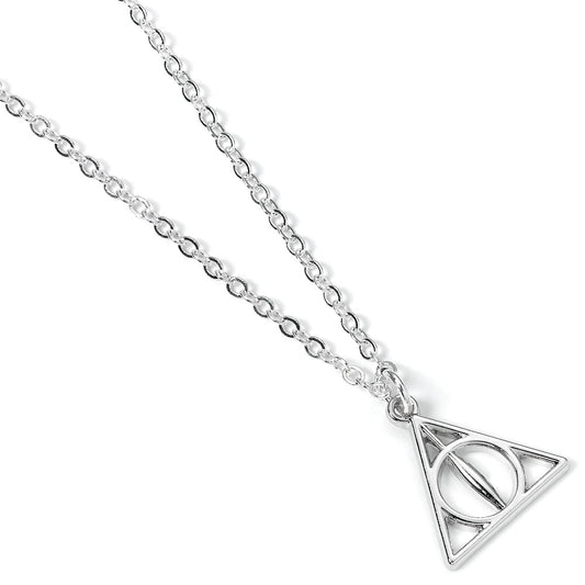 Harry Potter Halskette & Anhänger Deathly Hallows (versilbert) Image 1