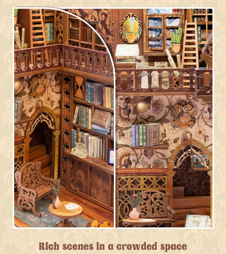 Book Nook Eternal Bookstore 23 x 11 cm Image 12