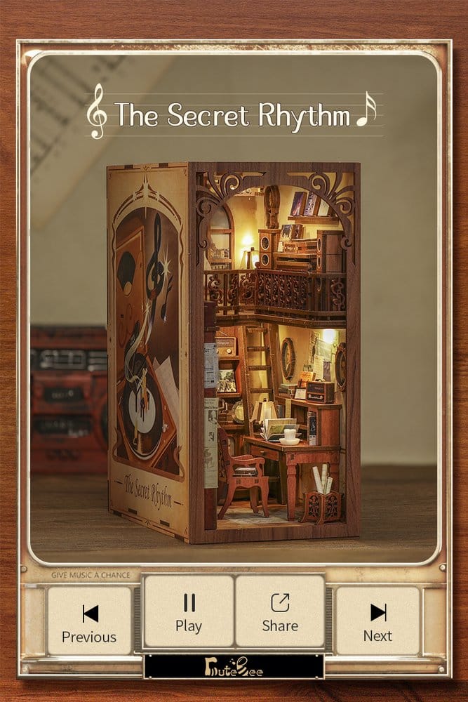 Book Nook The Secret Rhythm 23 x 11 cm Image 2