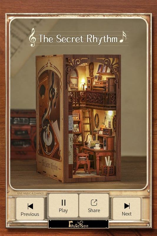 Book Nook The Secret Rhythm 23 x 11 cm Image 2