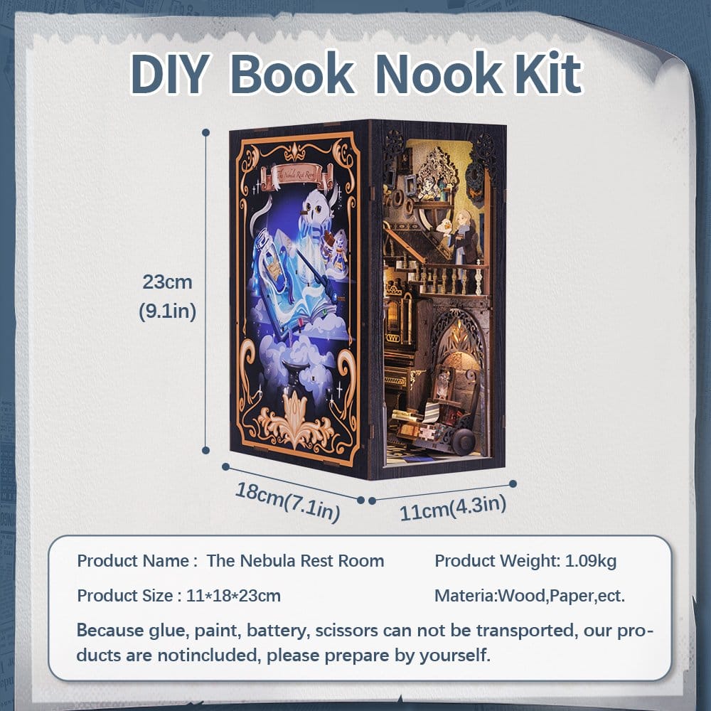 Book Nook Nebula Common Room 23 x 11 cm Image 15