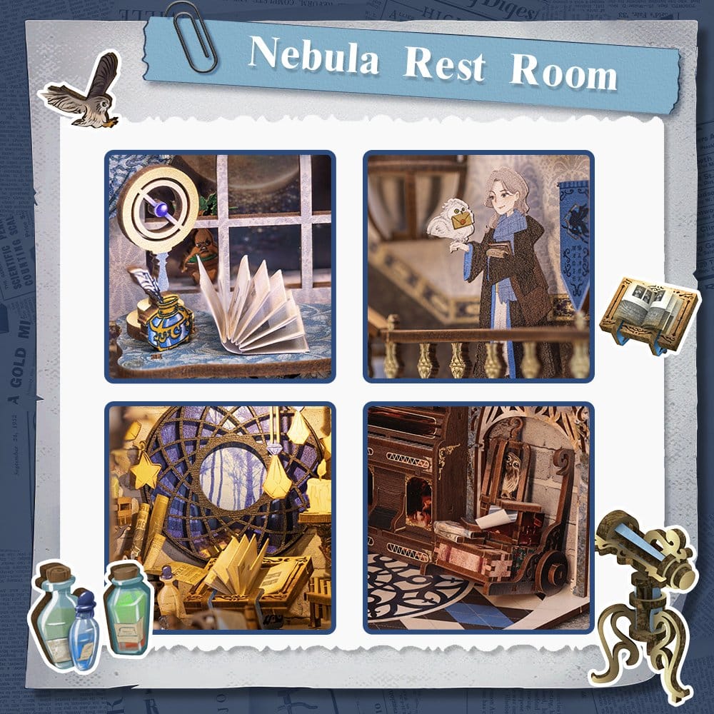 Book Nook Nebula Common Room 23 x 11 cm Image 23