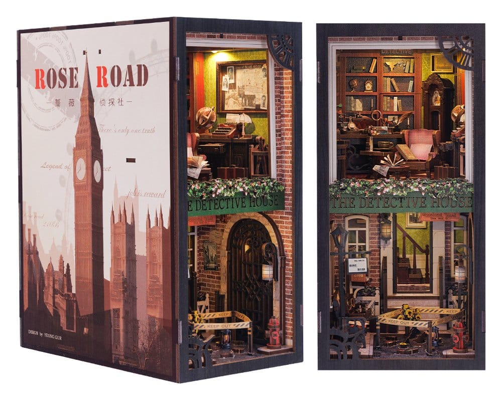 Book Nook Rose Detective Agency 23 x 11 cm Image 1