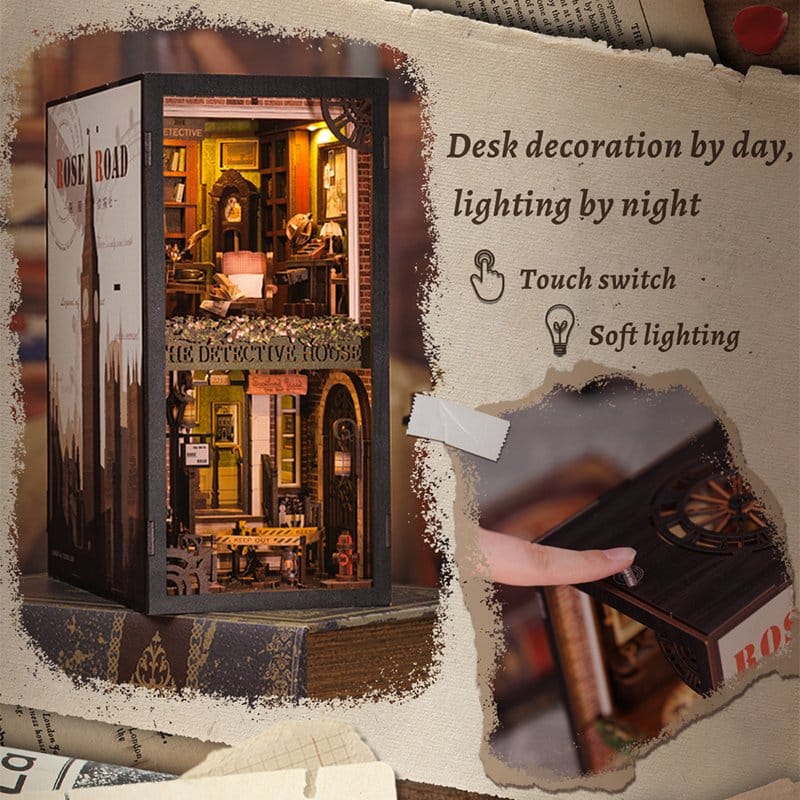 Book Nook Rose Detective Agency 23 x 11 cm Image 3