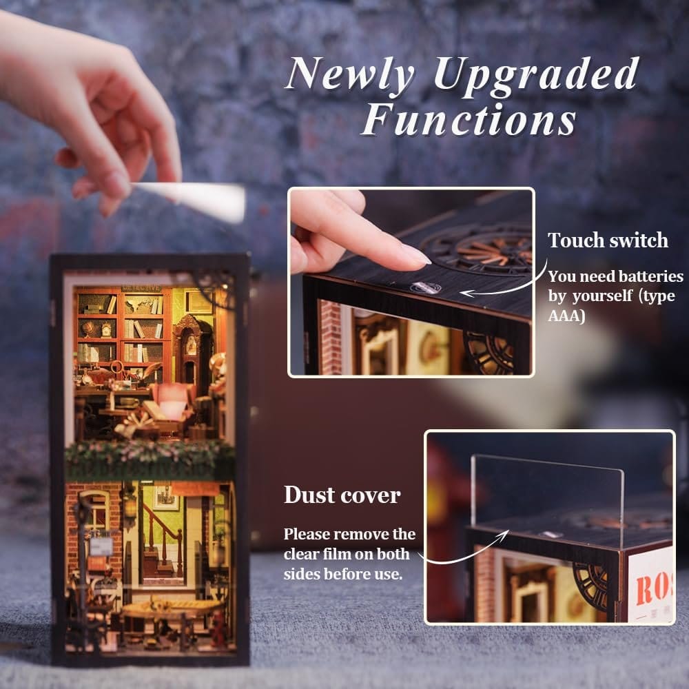 Book Nook Rose Detective Agency 23 x 11 cm Image 12