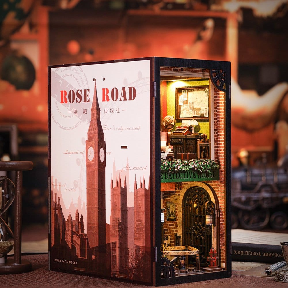 Book Nook Rose Detective Agency 23 x 11 cm Image 17