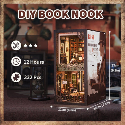 Book Nook Rose Detective Agency 23 x 11 cm Image 19