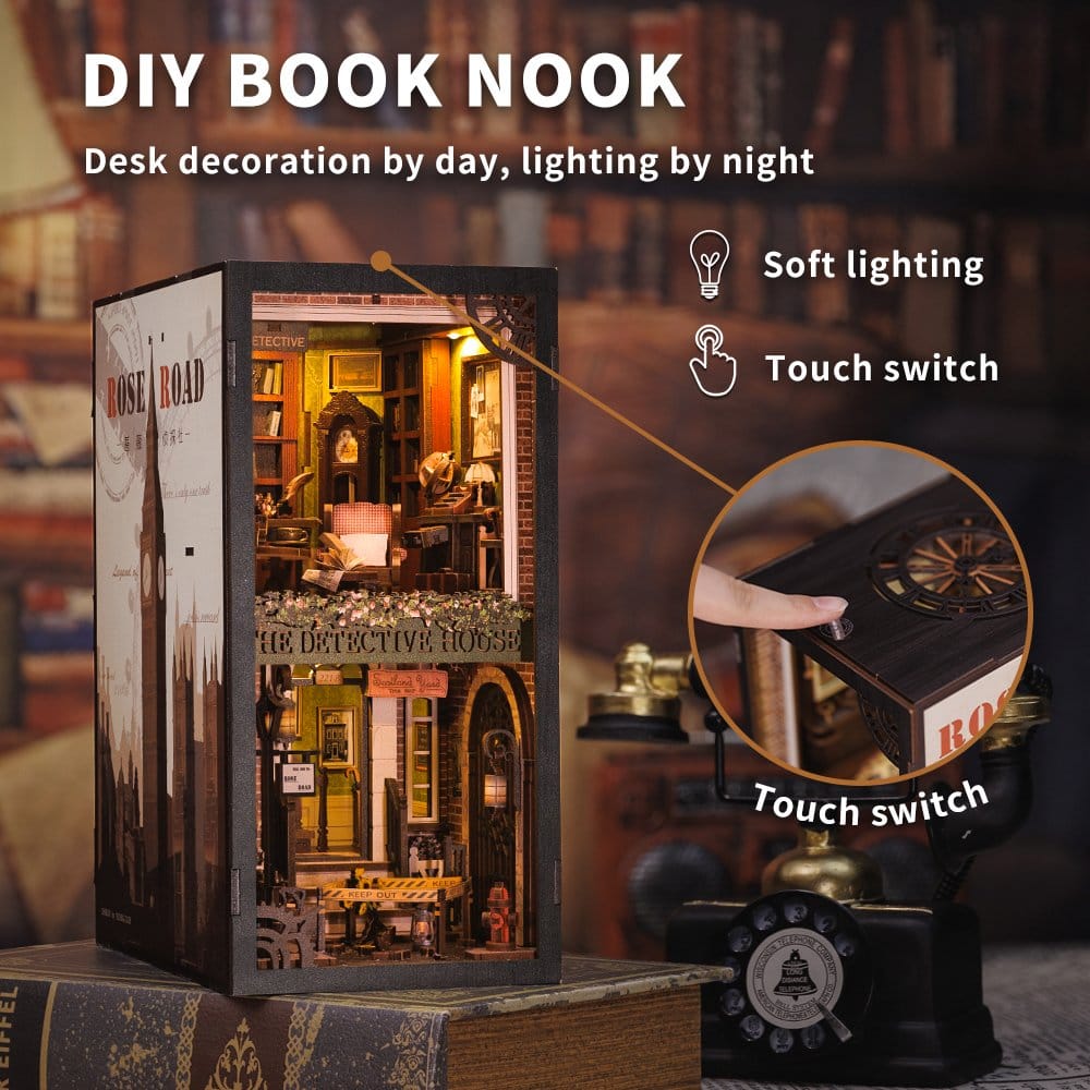 Book Nook Rose Detective Agency 23 x 11 cm Image 23