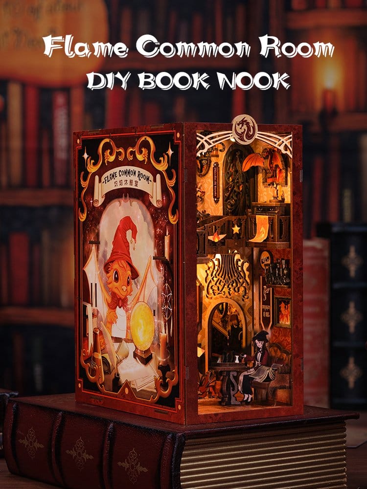 Book Nook Flame Common Room 23 x 11 cm Image 17