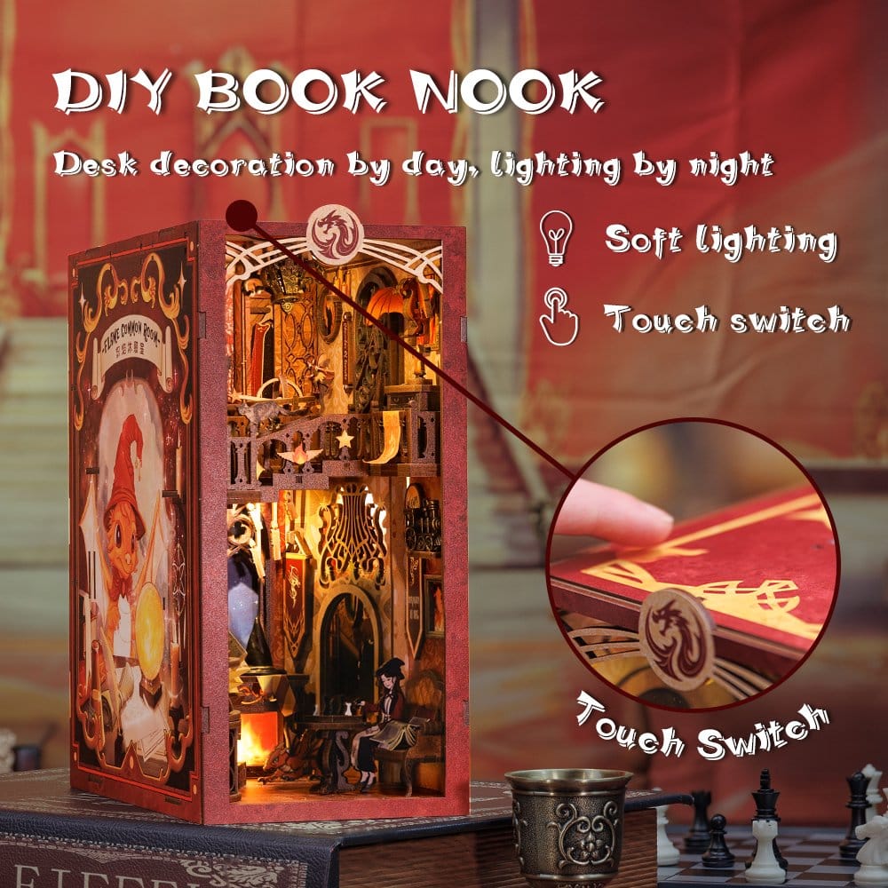 Book Nook Flame Common Room 23 x 11 cm Image 18