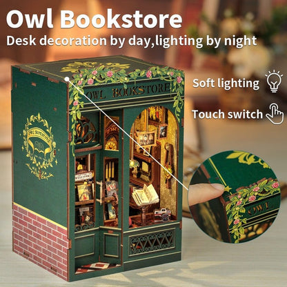 Book Nook Owl Bookstore 17 x 12 cm Image 4