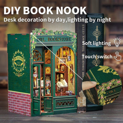 Book Nook Owl Bookstore 17 x 12 cm Image 7