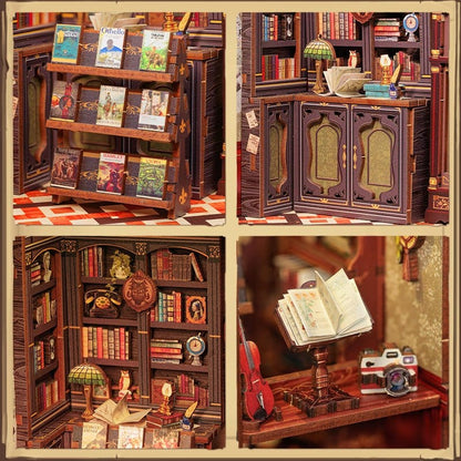 Book Nook Owl Bookstore 17 x 12 cm Image 12