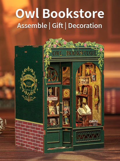 Book Nook Owl Bookstore 17 x 12 cm Image 13
