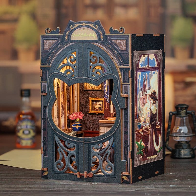 Book Nook Count Cat´s Study 17 x 12 cm Image 6