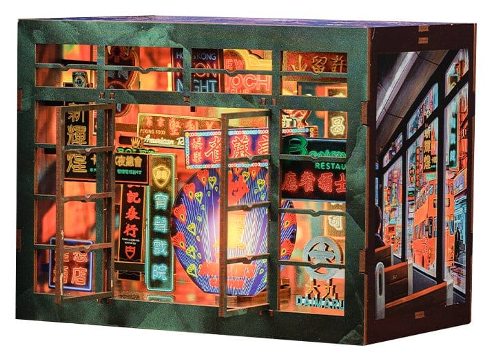 Book Nook Hong Kong Neon Light 13 x 17 cm Image 1