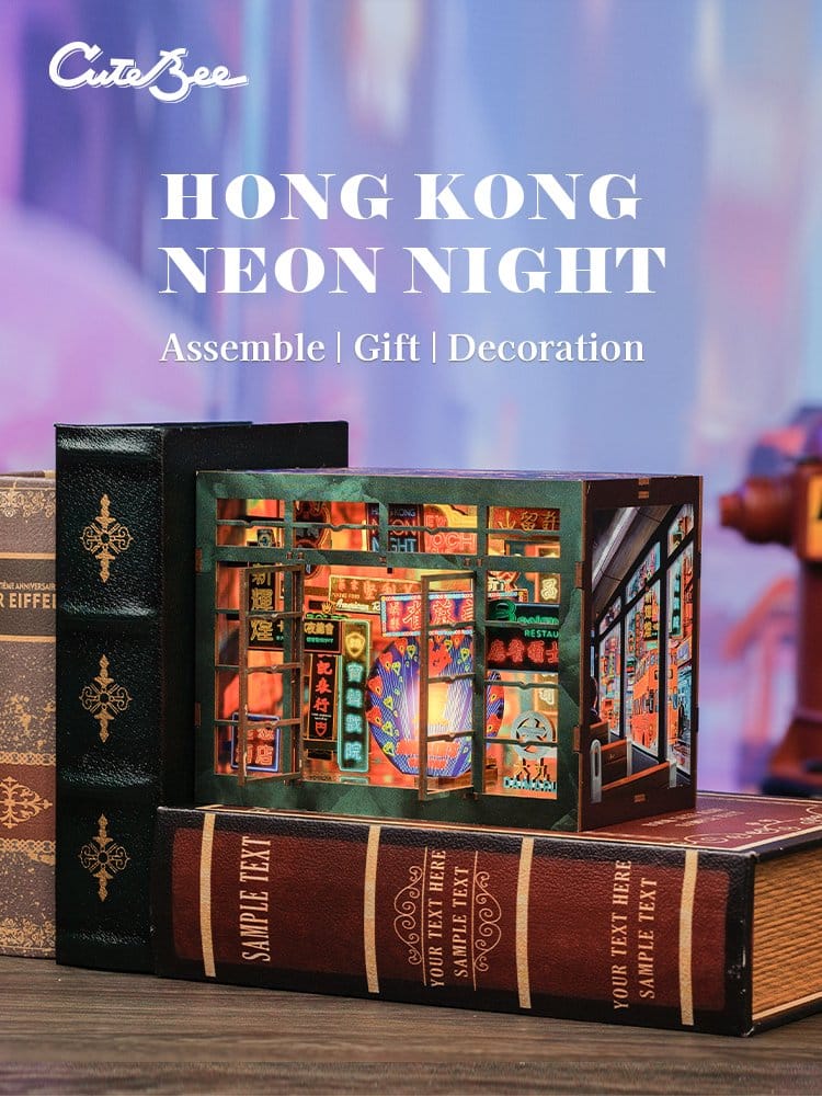 Book Nook Hong Kong Neon Light 13 x 17 cm Image 7