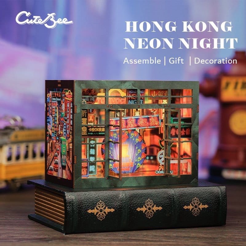 Book Nook Hong Kong Neon Light 13 x 17 cm Image 13