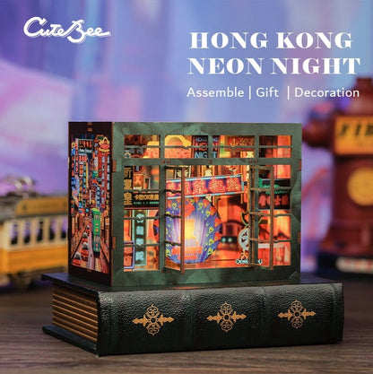 Book Nook Hong Kong Neon Light 13 x 17 cm Image 13