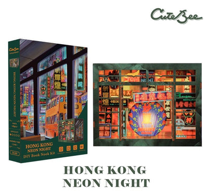 Book Nook Hong Kong Neon Light 13 x 17 cm Image 16