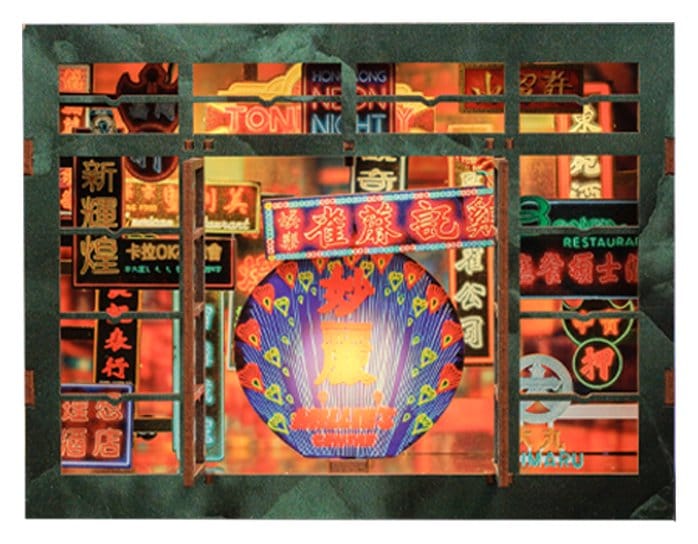 Book Nook Hong Kong Neon Light 13 x 17 cm Image 17