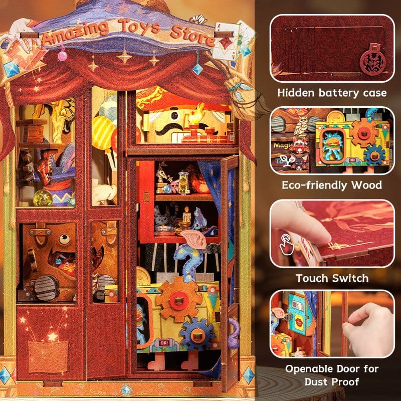 Book Nook Amazing Toy Store 17 x 12 cm Image 3