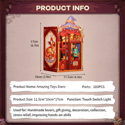 Book Nook Amazing Toy Store 17 x 12 cm Image 16