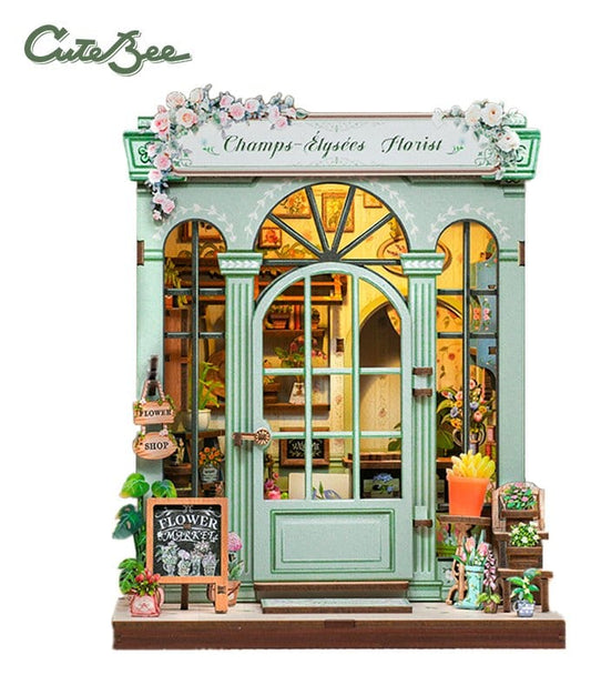 Miniature House Model Kit Champs-Élysées Florist 18 x 16 cm Image 1