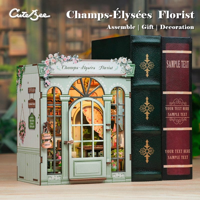 Miniature House Model Kit Champs-Élysées Florist 18 x 16 cm Image 2