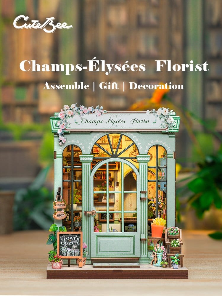 Miniature House Model Kit Champs-Élysées Florist 18 x 16 cm Image 3