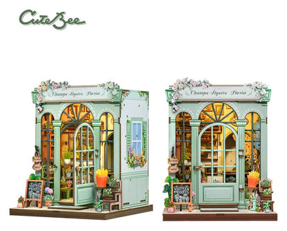 Miniature House Model Kit Champs-Élysées Florist 18 x 16 cm Image 4