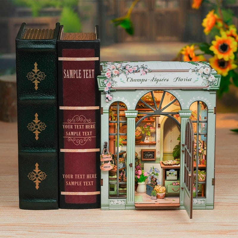 Miniature House Model Kit Champs-Élysées Florist 18 x 16 cm Image 5