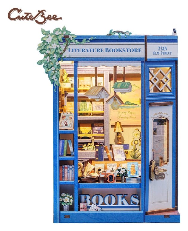 Book Nook Literature Bookstore 17 x 12 cm Image 1