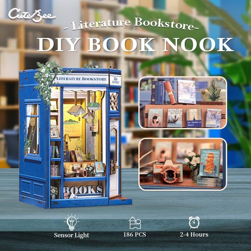 Book Nook Literature Bookstore 17 x 12 cm Image 6